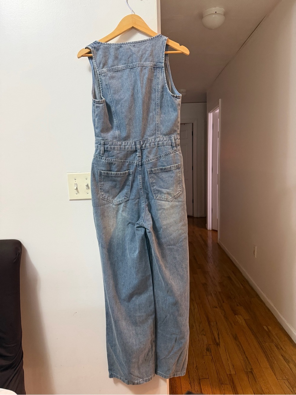 Sincerely Jules Light Blue Denim Jumpsuit - Picture 2 of 5